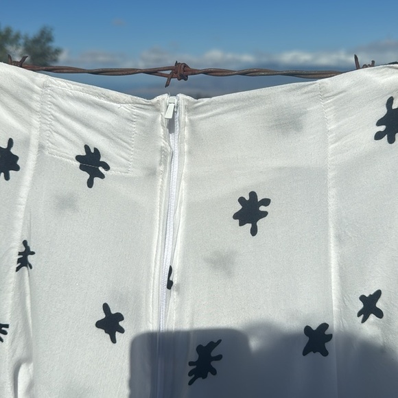 Posh Pua Holoholo Hawaii High waist Flowy Beach shorts Black White Small - Picture 6 of 6